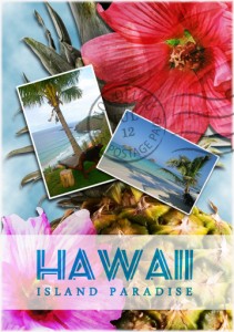 hawaiian paradise postcard example