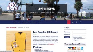 420 jerseys website screenshot