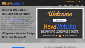 havawebsite wordpress theme screenshot